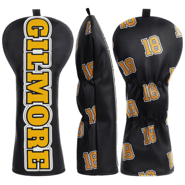 Black GILMORE Driver Head Cover